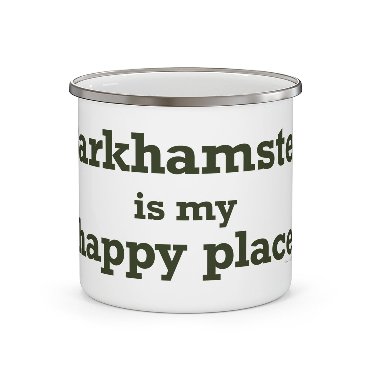 Barkhamsted is my Happy Place Enamel Camping Mug