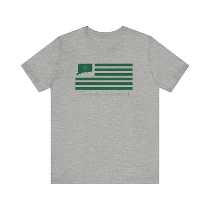 Colchester Connecticut St. Patrick’s Day Flag Unisex Jersey Short Sleeve T-Shirt