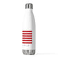 Brooklyn Connecticut Flag 20oz Insulated Bottle