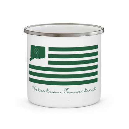 Watertown Connecticut St. Patrick’s Day Flag Enamel Camping Mug