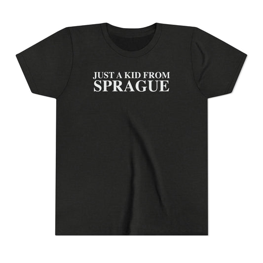 Just a kid from Sprague Youth Short Sleeve T-Shirt