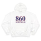 860 Suffield Red White & Blue Champion Hoodie