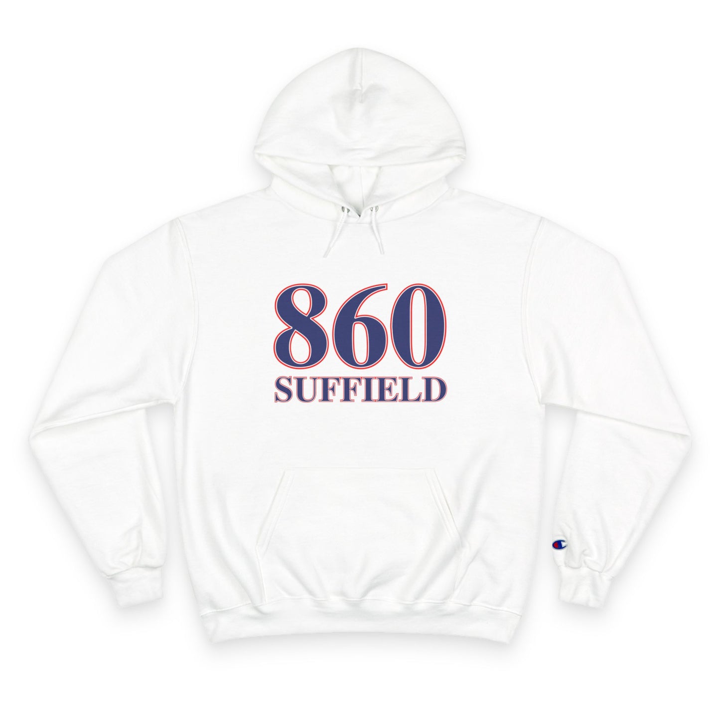 860 Suffield Red White & Blue Champion Hoodie
