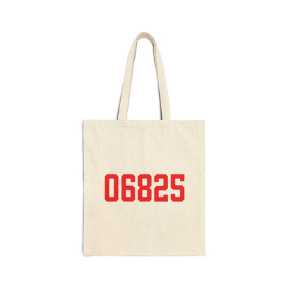06825 Fairfield Connecticut Zip Code Cotton Canvas Tote Bag