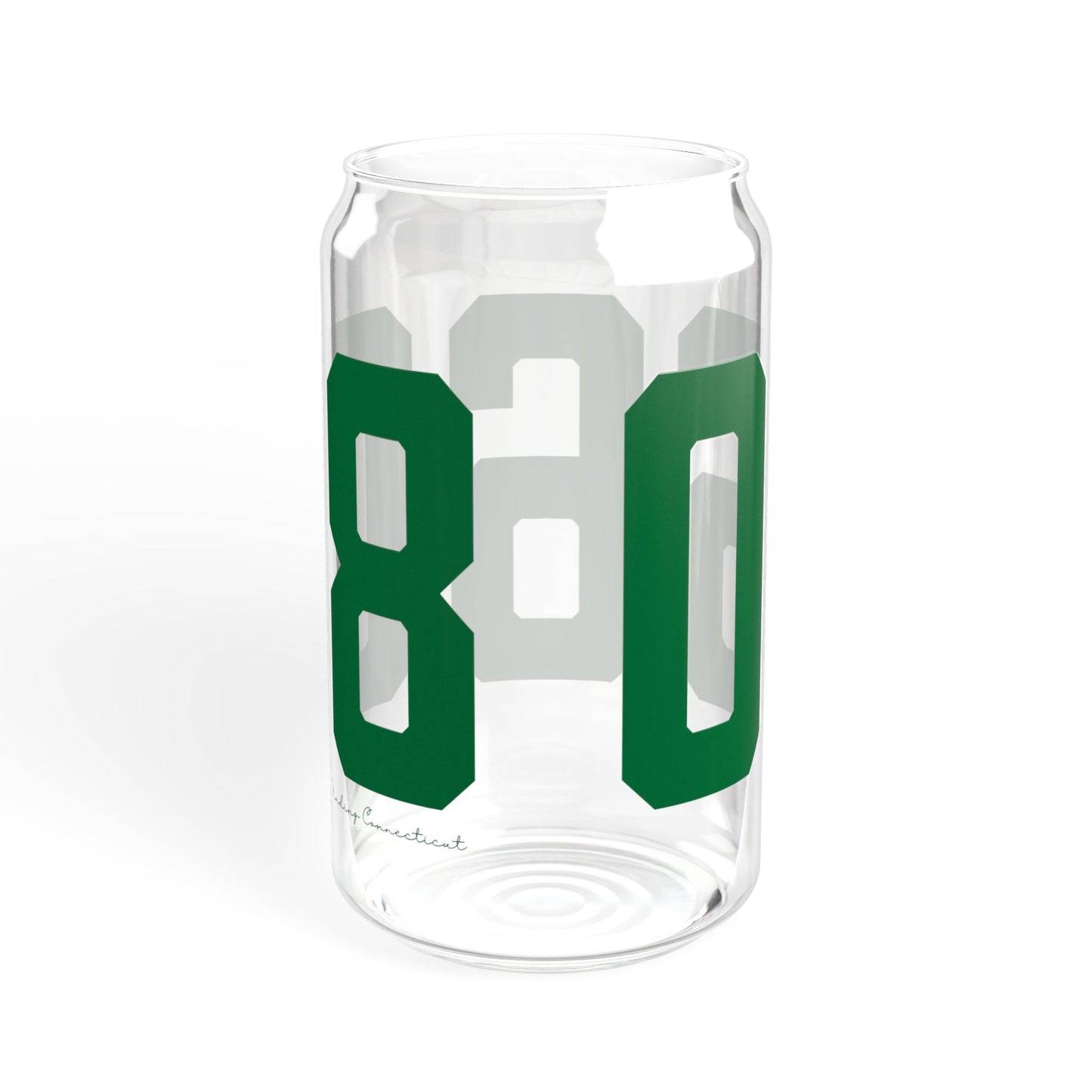 06608 Bridgeport Connecticut Zip Code Sipper Glass, 16oz