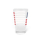 New London Connecticut Flag Pint Glass, 16oz