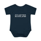 Just a kid from Scotland Infant Baby Rib Bodysuit
