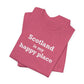 Scotland is My Happy Place Unisex Jersey Short Sleeve T-Shirt