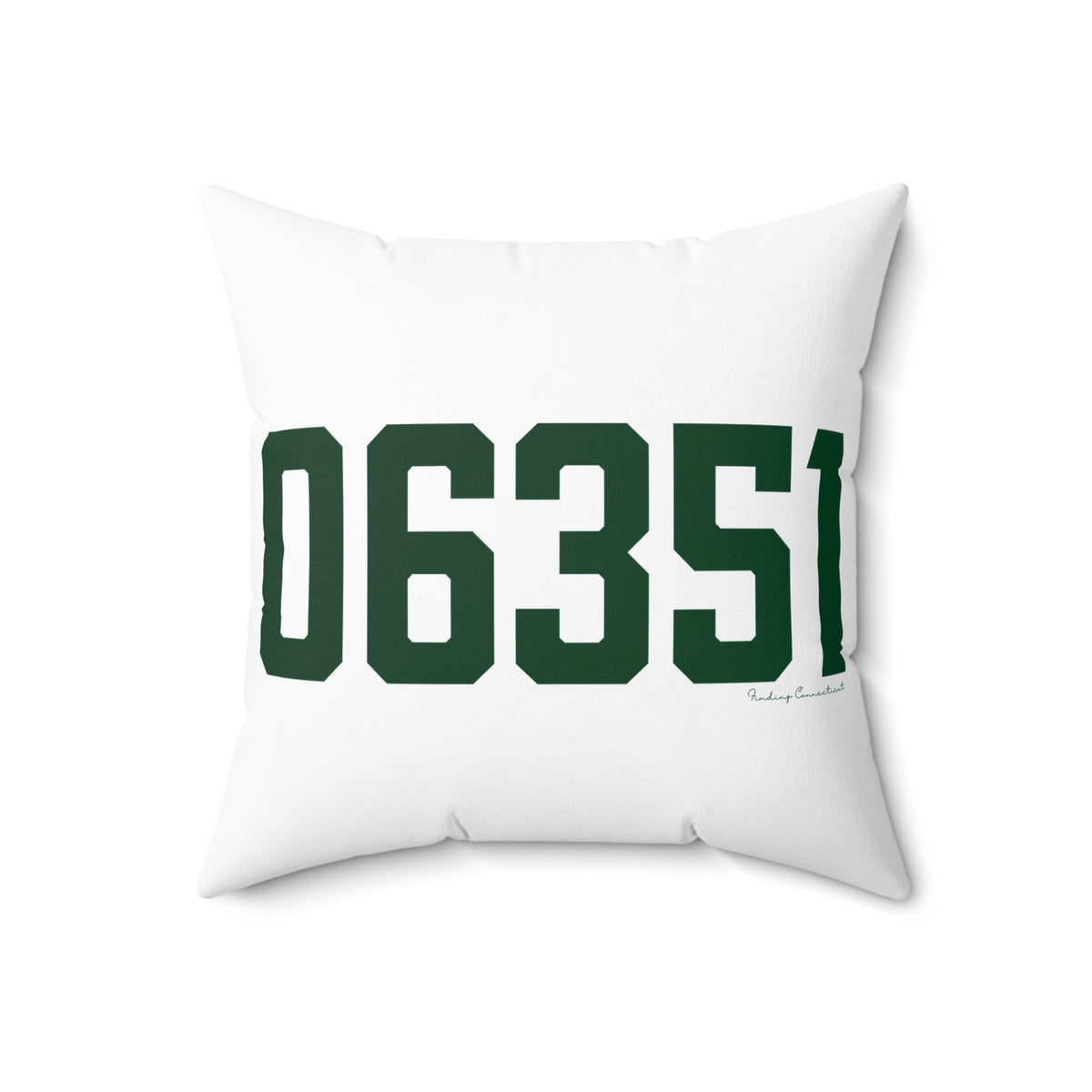 06351 Griswold Connecticut Zip Code Spun Polyester Square Pillow