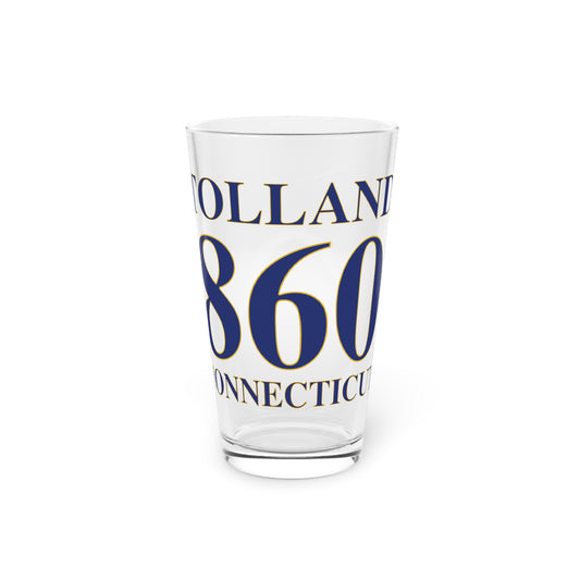 Tolland 860 Connecticut Pint Glass, 16oz
