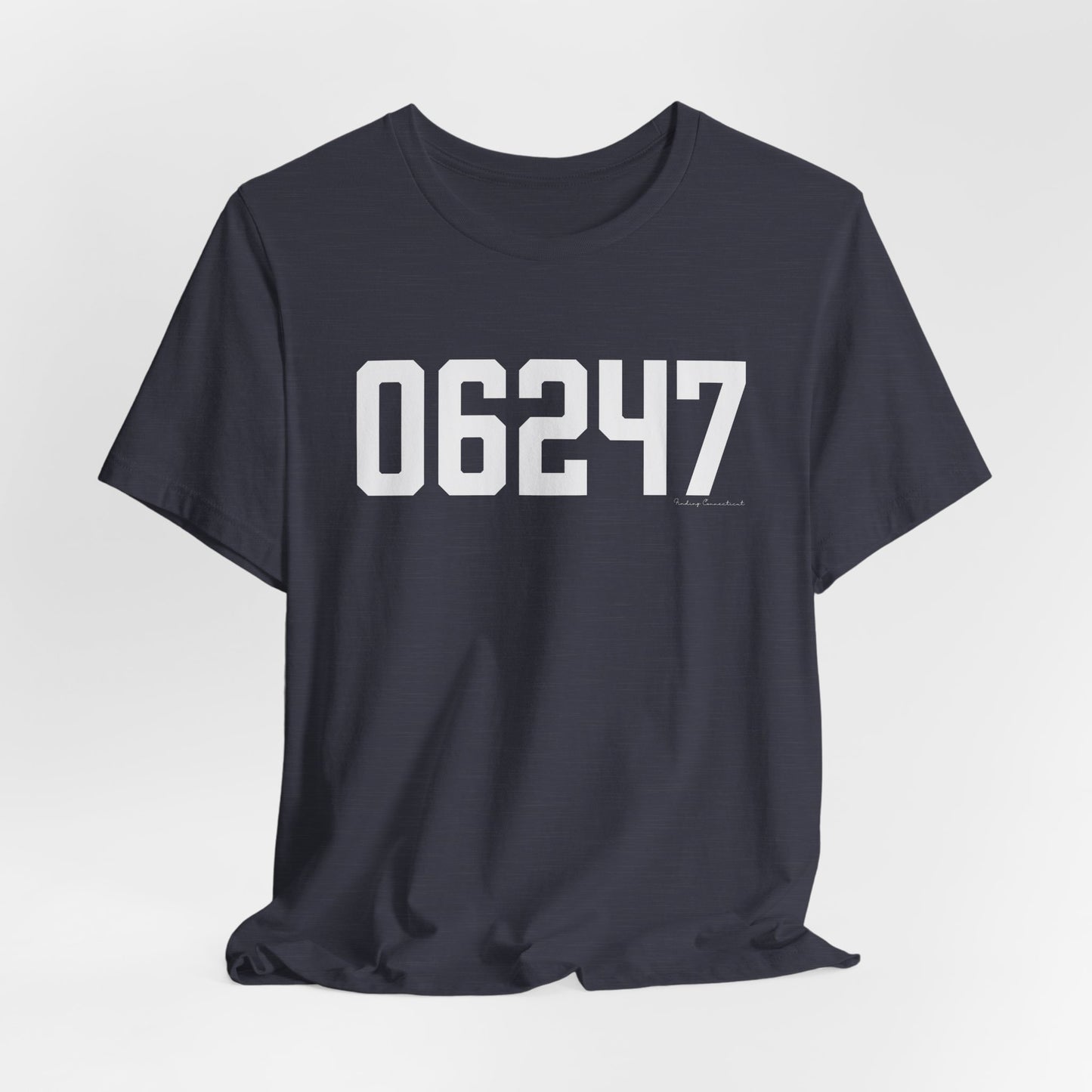 06247 Hampton CT Zip Code Unisex Jersey Short Sleeve T-Shirt