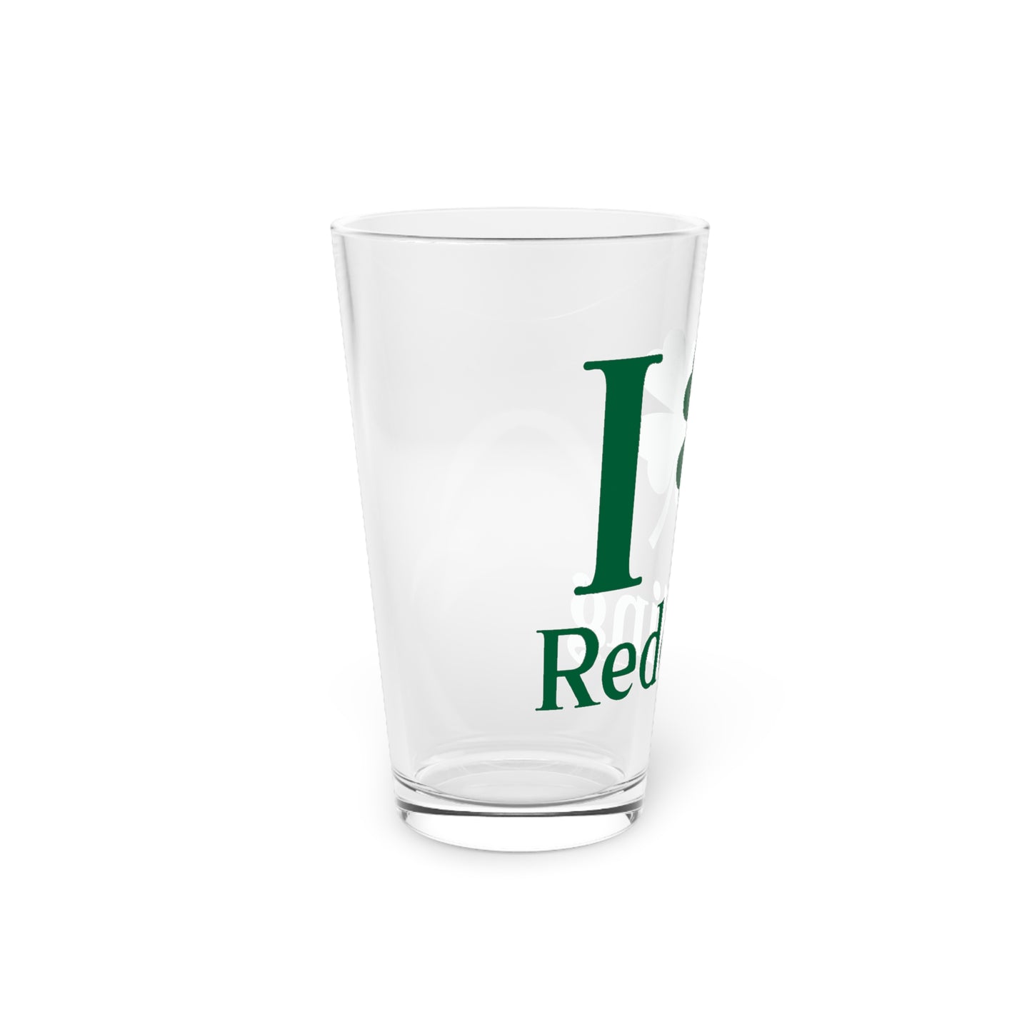 I Clover Redding Pint Glass, 16oz