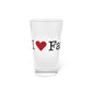 I Heart Fairfield. Pint Glass, 16oz