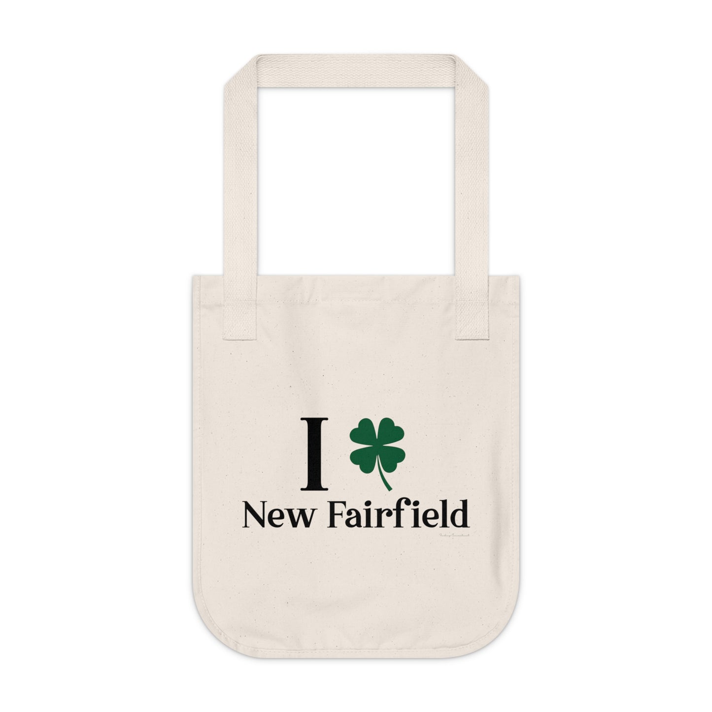 I Clover New Fairfield Organic Canvas Tote Bag