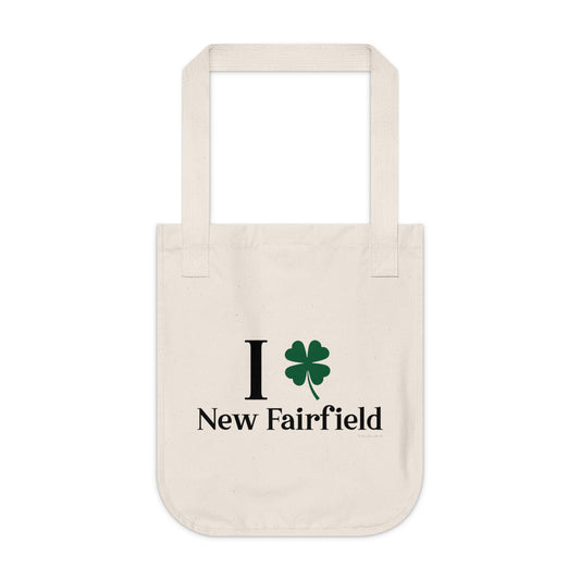I Clover New Fairfield Organic Canvas Tote Bag