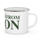 Just a kid from Union Enamel Camping Mug