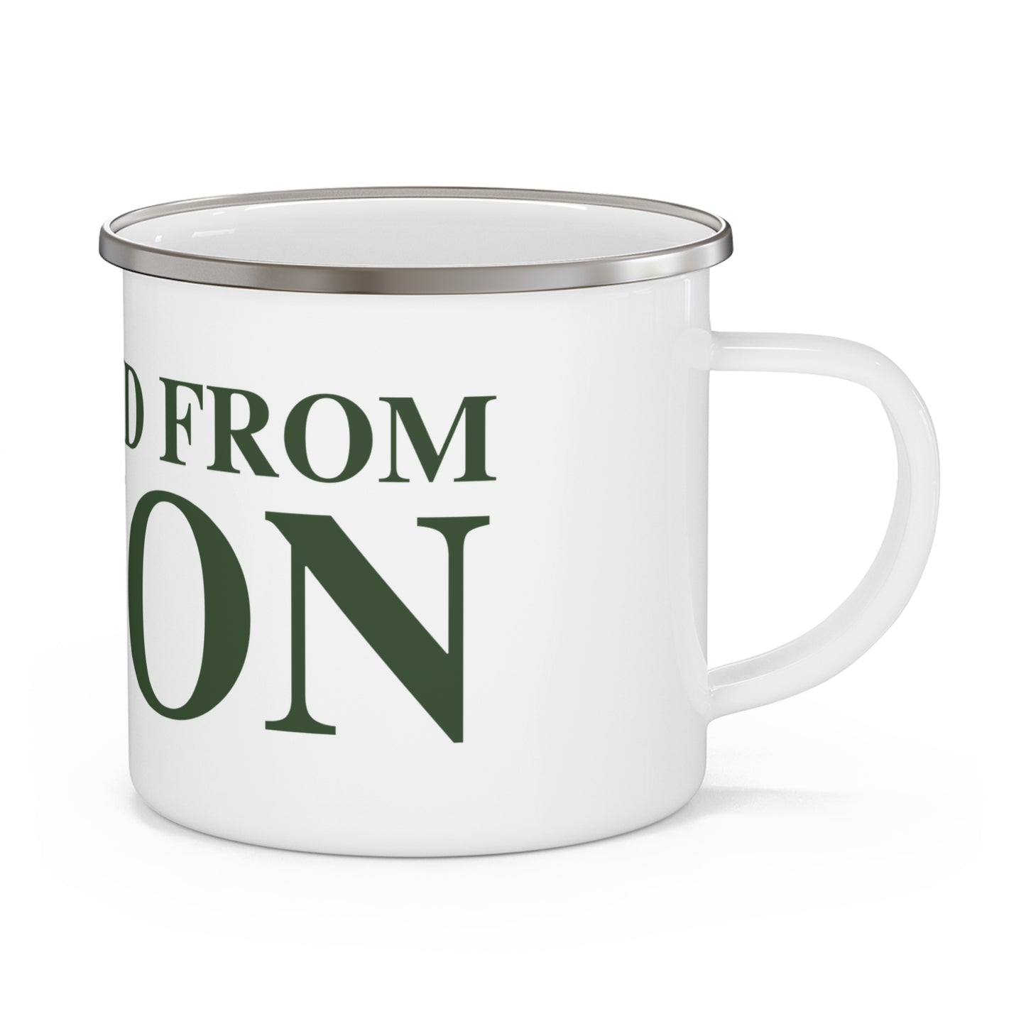 Just a kid from Union Enamel Camping Mug