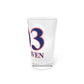 New Haven Red, White & Blue Pint Glass, 16oz