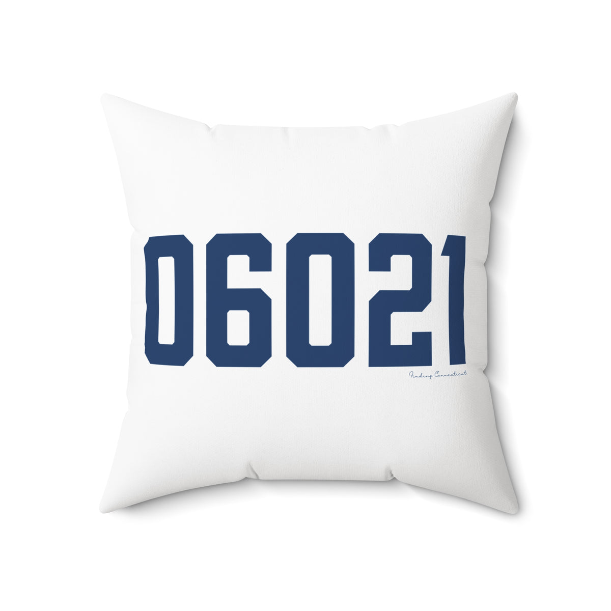 06021 Colebrook Connecticut Zip Code Polyester Square Pillow