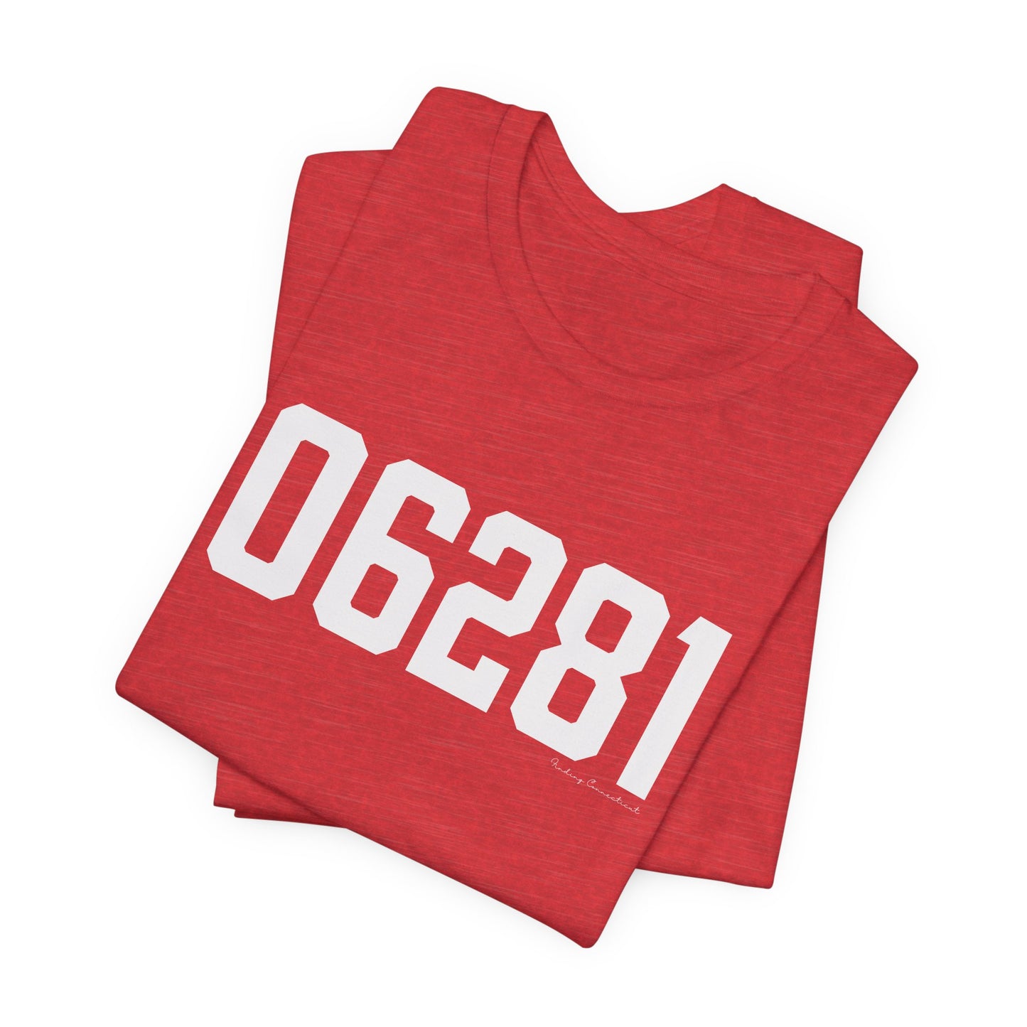 06281 Woodstock CT Zip Code Unisex Jersey Short Sleeve T-Shirt