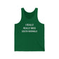 I Really Really Miss South Norwalk Unisex Jersey Tank Top
