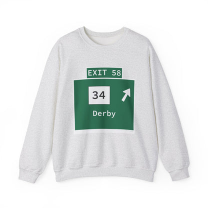Vintage WCP Exit 58 Sign Unisex Heavy Blend™ Crewneck Sweatshirt