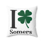 I Clover Somers Spun Polyester Square Pillow