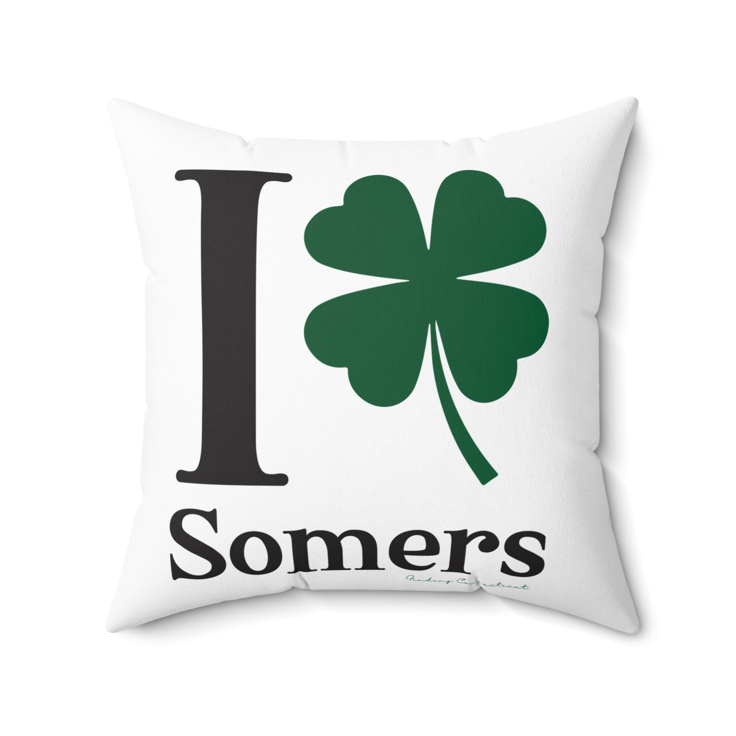 I Clover Somers Spun Polyester Square Pillow