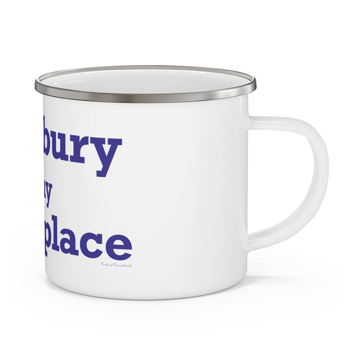 Woodbury is My Happy Place  Enamel Camping Mug