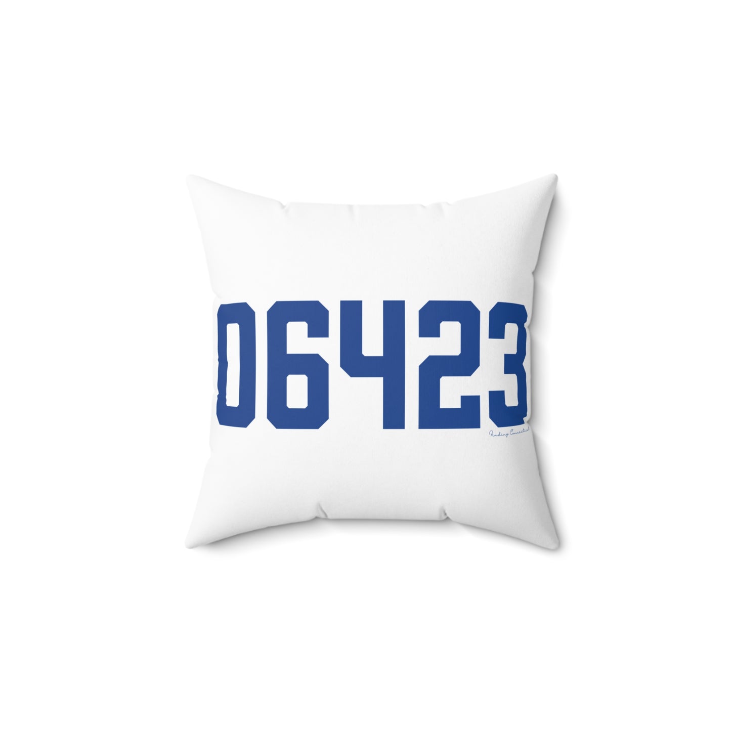 06423 East Haddam Connecticut Zip Code Spun Polyester Square Pillow