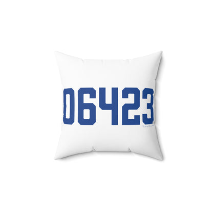 06423 East Haddam Connecticut Zip Code Spun Polyester Square Pillow