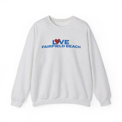 Love Fairfield Beach Unisex Heavy Blend™ Crewneck Sweatshirt