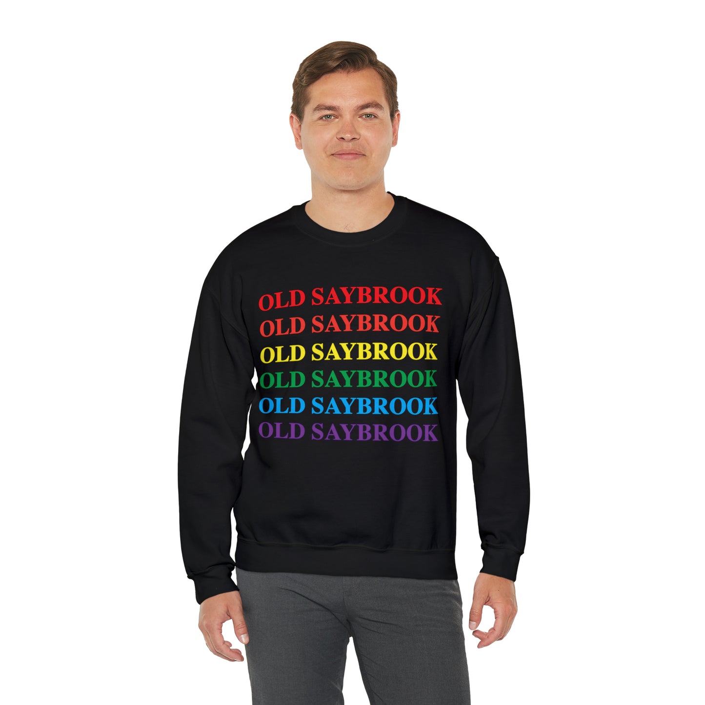 Old Saybrook Pride Unisex Heavy Blend™ Crewneck Sweatshirt