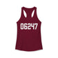06247 Hampton CT Zip Code Women's Ideal Racerback Tank Top