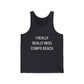 I Really Really Miss Compo Beach Unisex Jersey Tank Top