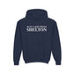 Just a kid from Shelton Youth Heavy Blend Hooded Sweatshirt