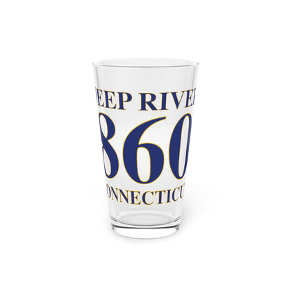 Deep River 860 Connecticut Pint Glass, 16oz