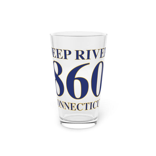 Deep River 860 Connecticut Pint Glass, 16oz