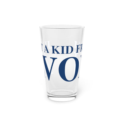 Just a kid from Avon Pint Glass, 16oz