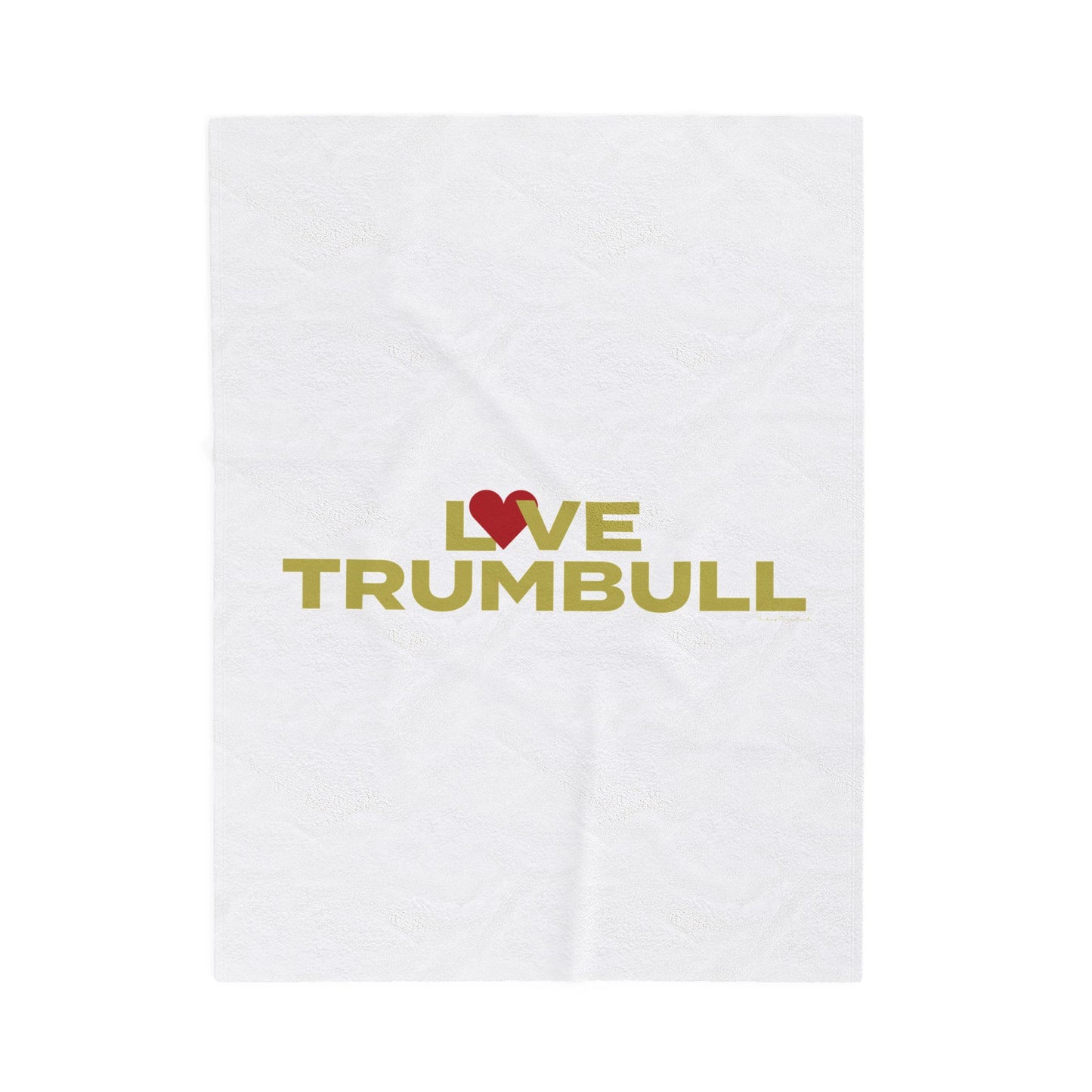 Love Trumbull Velveteen Plush Blanket