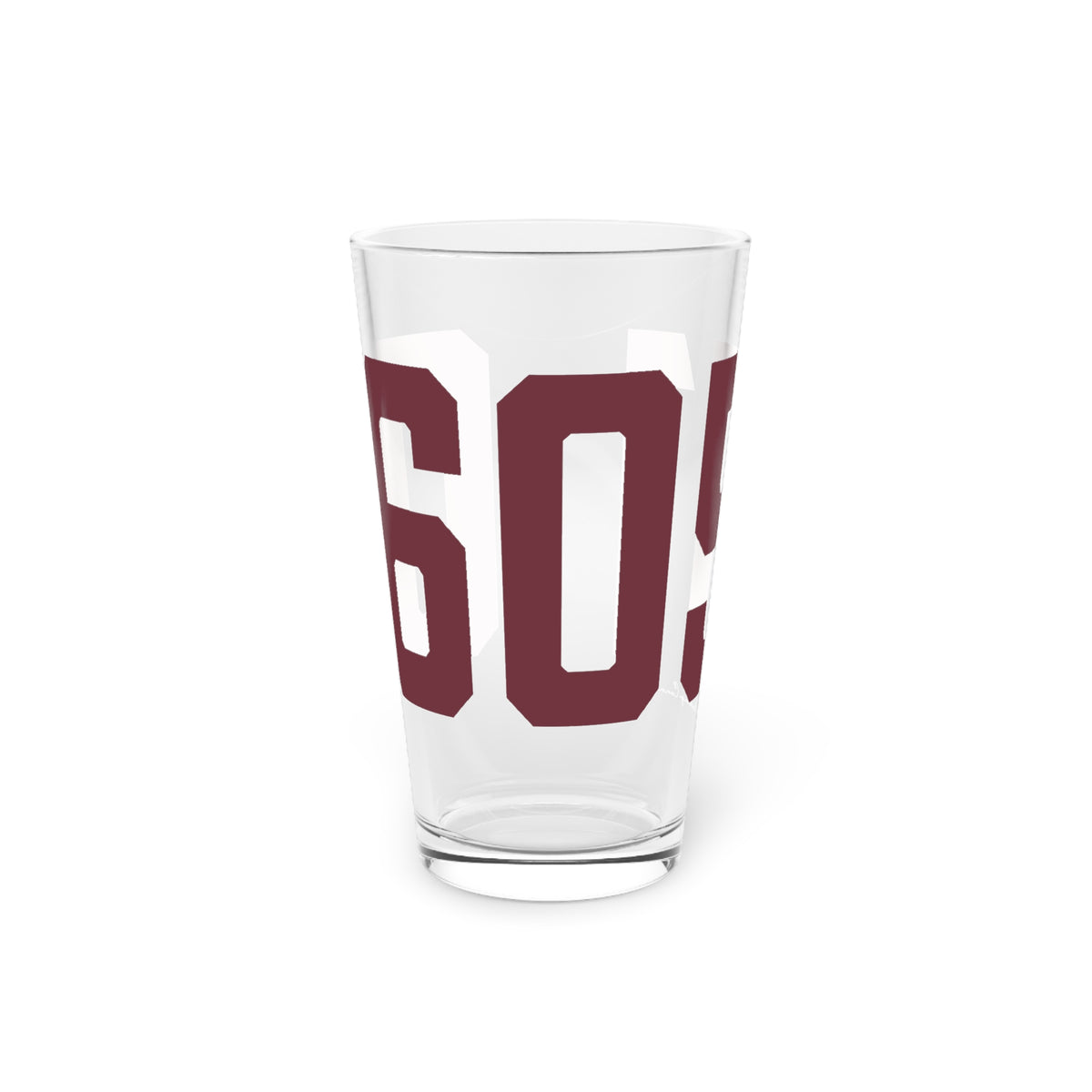 06051 New Britain Connecticut Zip Code Pint Glass, 16oz