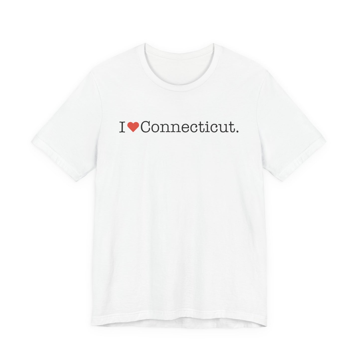 I heart Connecticut Unisex Jersey Short Sleeve T-Shirt