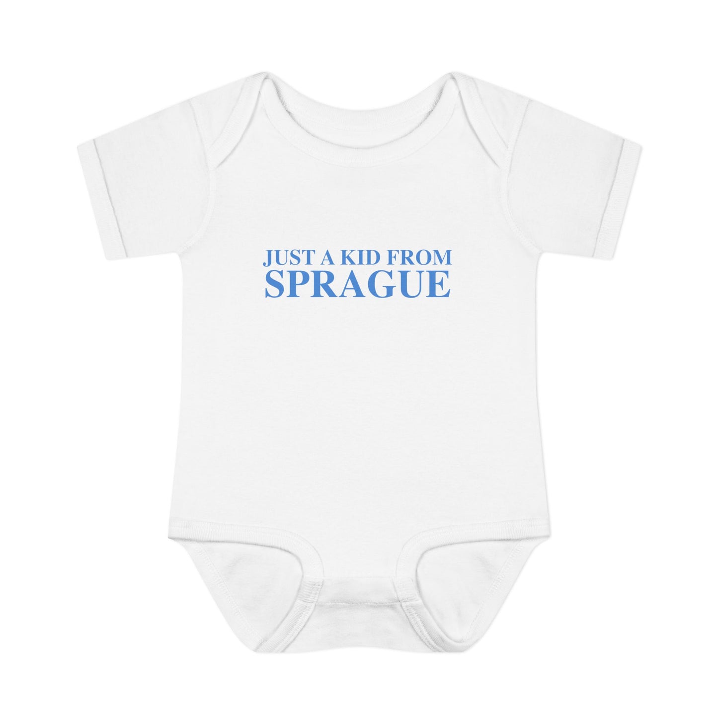Just a kid from Sprague Infant Baby Rib Bodysuit