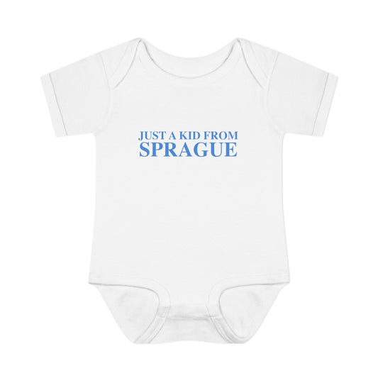 Just a kid from Sprague Infant Baby Rib Bodysuit