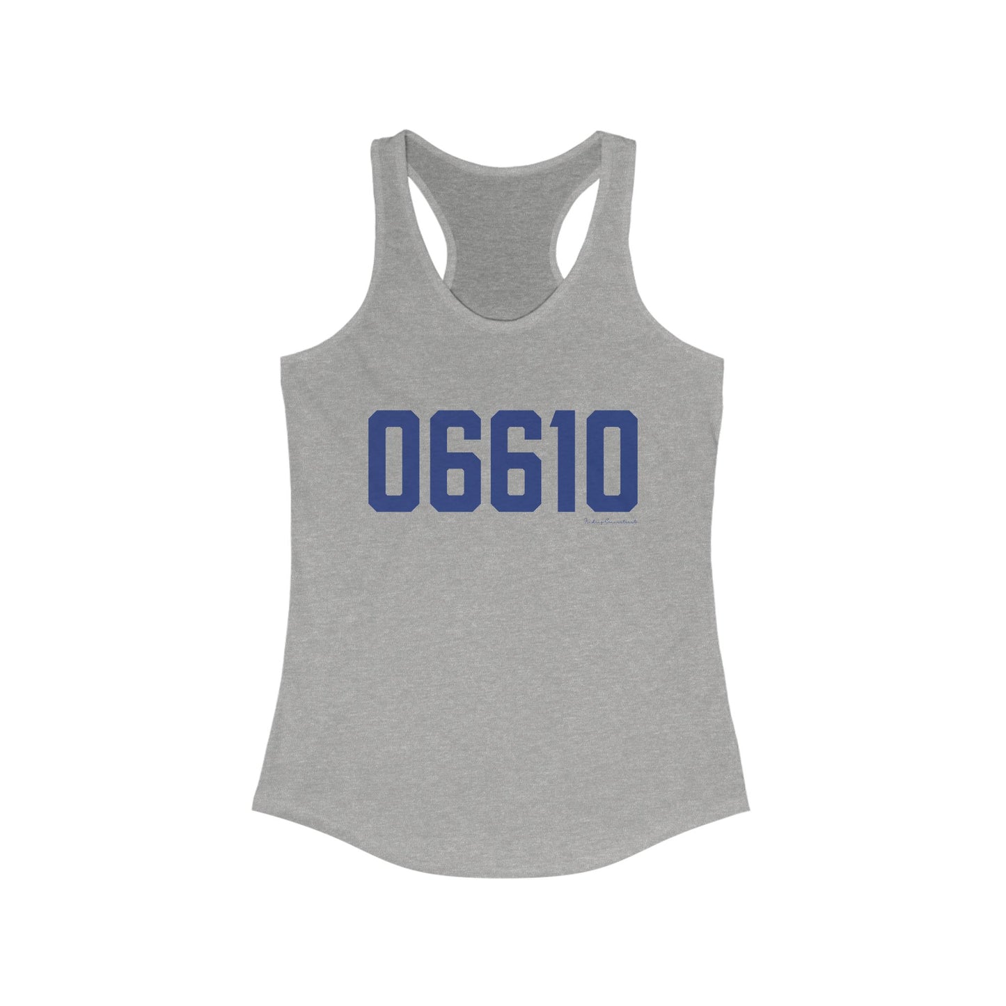 06610  Bridgeport Connecticut Zip Code Women's Ideal Racerback Tank Top