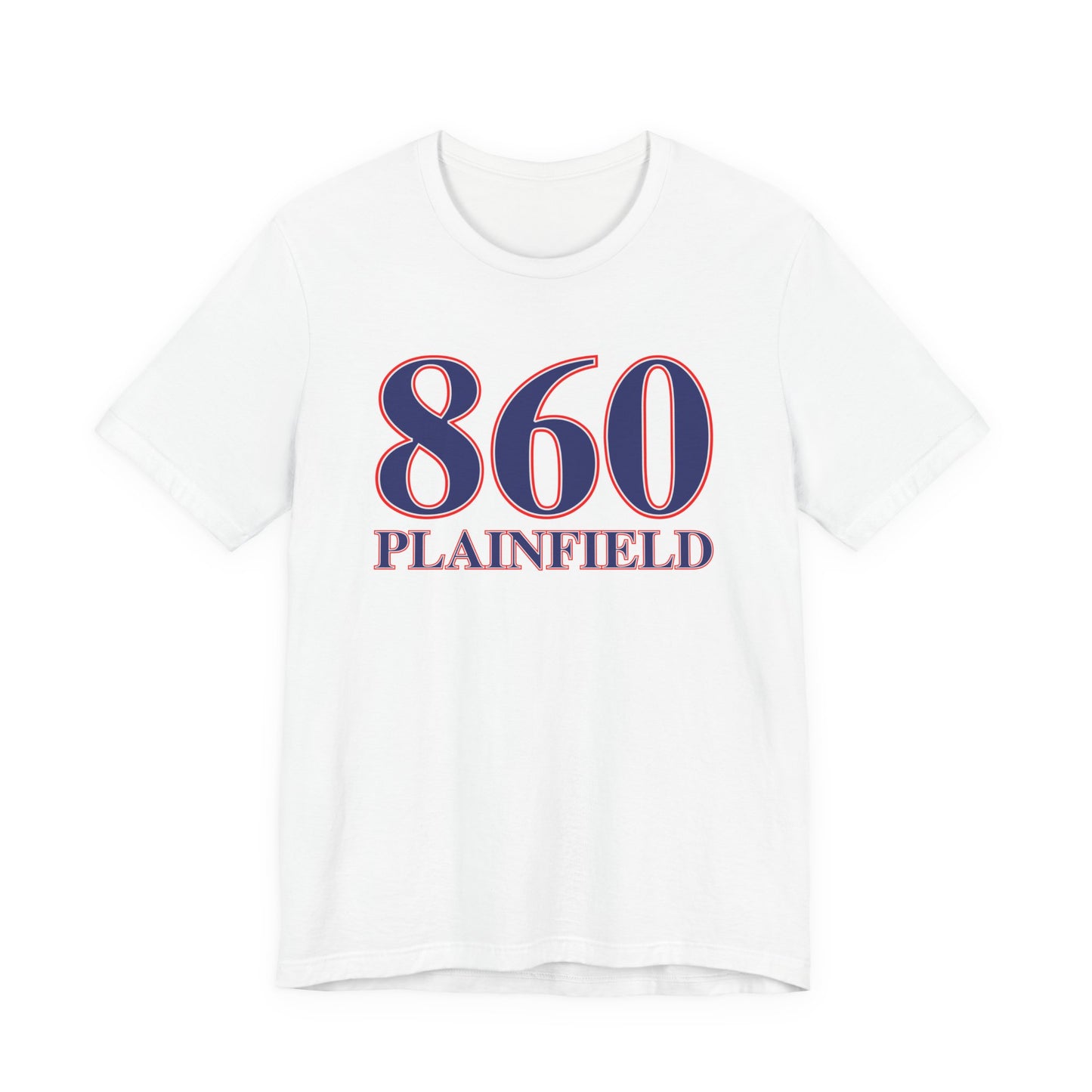 860 Plainfield Red, White & Blue Unisex Jersey Short Sleeve T-Shirt