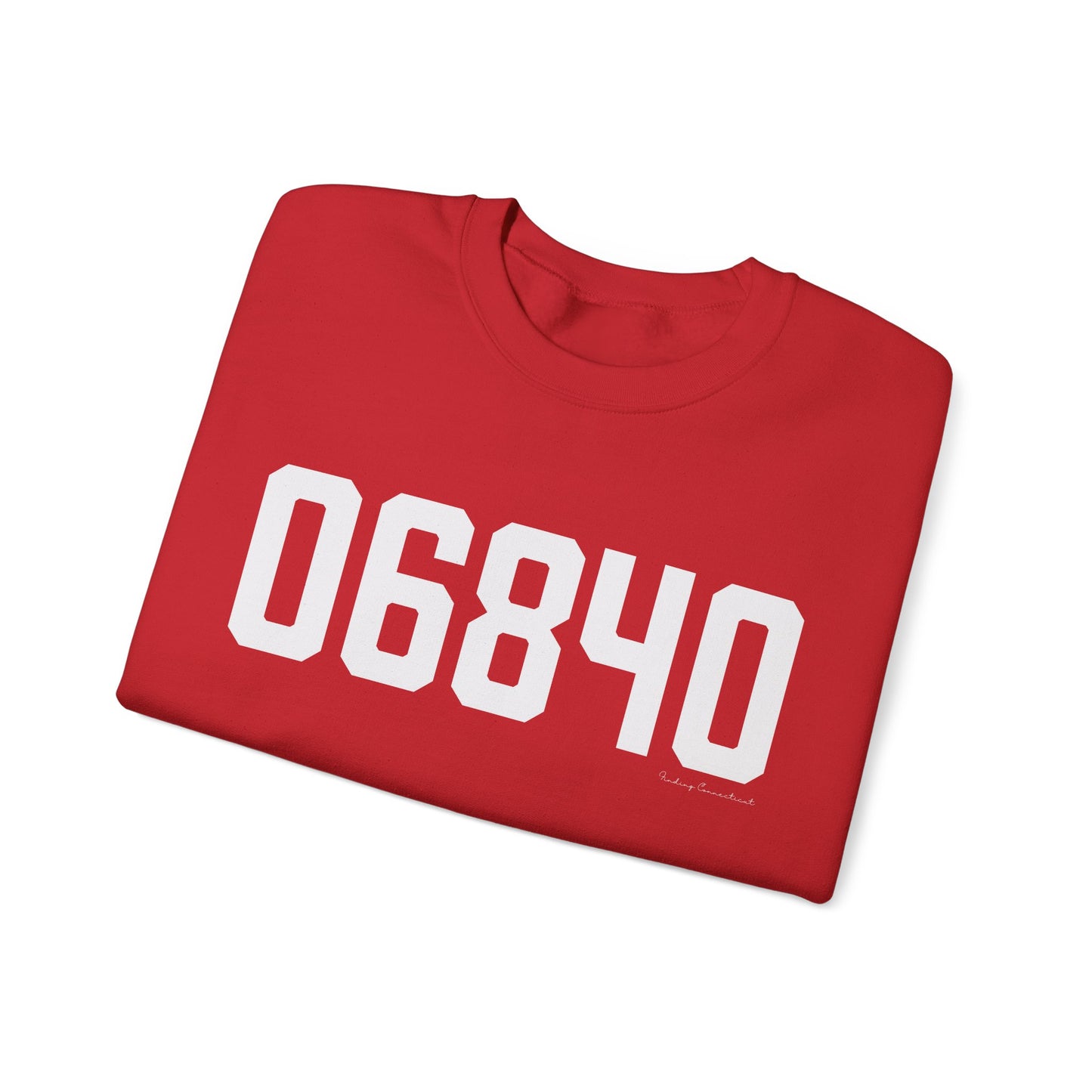 06840 New Canaan CT Zip Code Unisex Heavy Blend™ Crewneck Sweatshirt