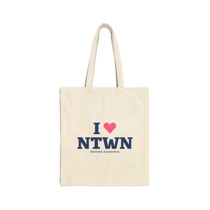 I Heart NTWN Cotton Canvas Tote Bag