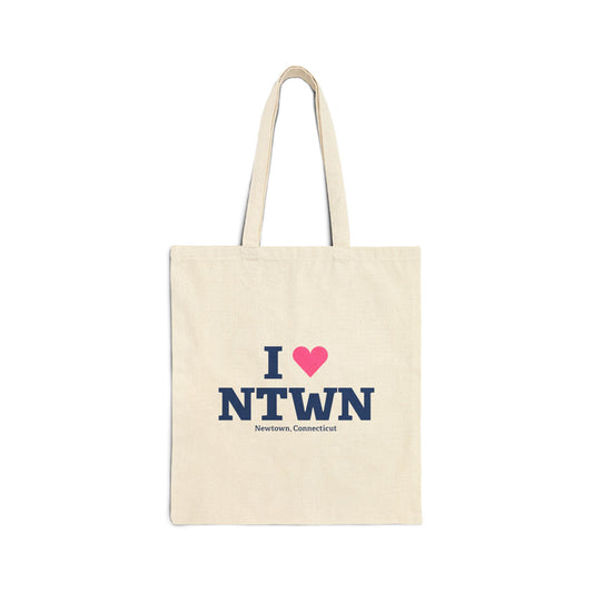 I Heart NTWN Cotton Canvas Tote Bag