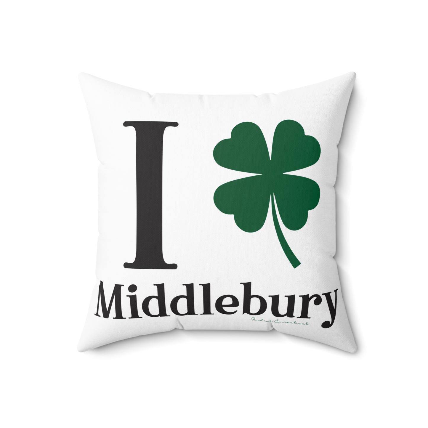 I Clover Middlebury Spun Polyester Square Pillow